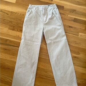Gap Women’s Wide Leg Khaki Chino Pants Size 2